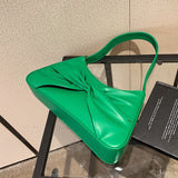 Spring Small PU Leather Underarm Bag for Women Totes Shoulder Bags