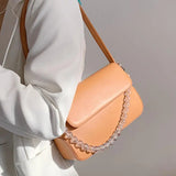 Spring Square PU Leather Women's Bag Casual Shoulder Messenger Handbag