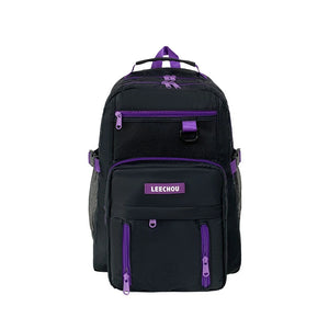 Spring Women Nylon Backpack with Multiple Pockets Waterproof School Bag