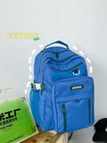 Spring Women Nylon Backpack with Multiple Pockets Waterproof School Bag