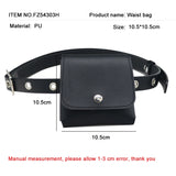 Spring Women Waist Pack PU Fanny Pack Women's Gift Belt Bag Crossbody Chain Bags