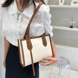 Spring Women's Bag Casual Tote Large Capacity High PU Leather Shoulder Handbags