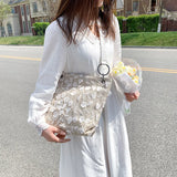 Spring Straw Lace Bag Woven Beach Bag