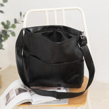 Spring Pu Soft Leather Bucket Bag Large Capacity Cross-body Ins Shoulder