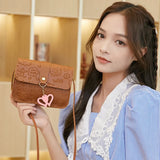 Mini Cross-body Phone Shoulder Bag with Tassel