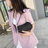 Women's Shoulder Bags PU Chain Quilted Purses Handbag Clutch Bags