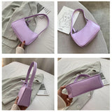 Retro PU Leather Shoulder Bag Women Small Hand Bag