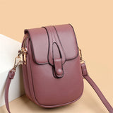 Cover-style PU Leather Cross-body Shoulder Bag for Women