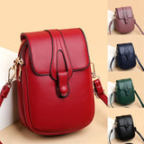 Cover-style PU Leather Cross-body Shoulder Bag for Women