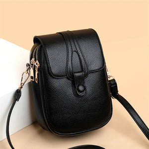Cover-style PU Leather Cross-body Shoulder Bag for Women