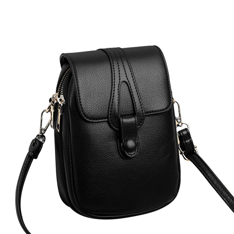 Women Cross-body Phone Shoulder Bag PU Leather Female Shoulder Bag