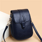 Cover-style PU Leather Cross-body Shoulder Bag for Women