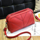 Women Shoulder Bag Flap Crossbody Messenger PU Leather Handbag