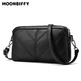Women Shoulder Bag Flap Crossbody Messenger PU Leather Handbag