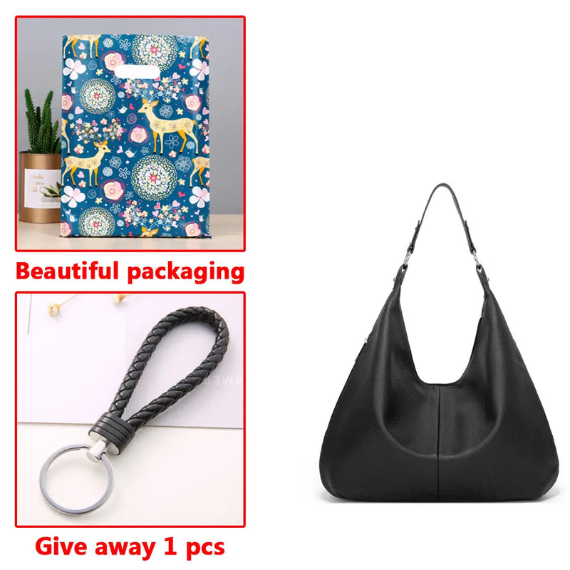 Retro Pu Large Capacity Women Bags Shoulder Bag Soft Brown Green Universal Bag