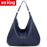 Retro Pu Large Capacity Women Bags Shoulder Bag Soft Brown Green Universal Bag