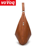 Retro Pu Large Capacity Women Bags Shoulder Bag Soft Brown Green Universal Bag