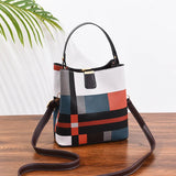 Spring/Summer Ladies Messenger Bucket Bag Casual Shoulder Bag