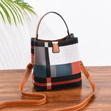 Spring/Summer Ladies Messenger Bucket Bag Casual Shoulder Bag