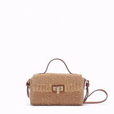 Spring Straw Woven Beach Seaside Single-Shoulder Messenger Bag