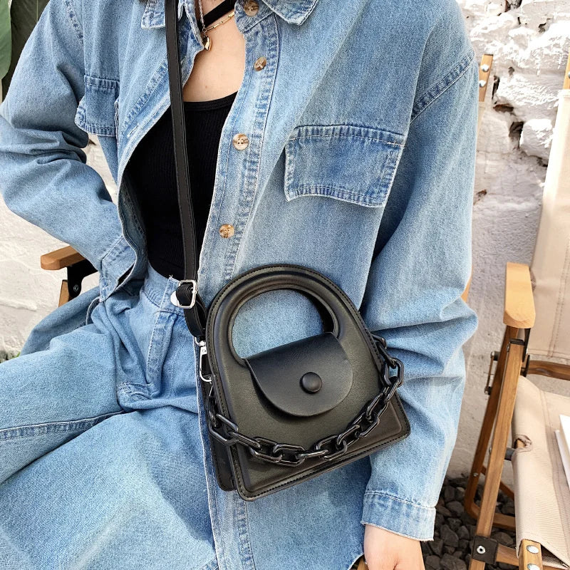 Versatile Spring Shoulder Bag for Women, Textured Messenger Bag