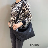 Spring Nylon Crescent Crossbody Bag Fashionable Light Shoulder Bag