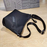 Spring Nylon Crescent Crossbody Bag Fashionable Light Shoulder Bag