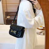 Spring Messenger Bag Women's Shoulder Bag Casual Rhombus Small Square Bag