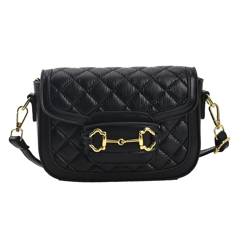 Spring Messenger Bag Women's Shoulder Bag Casual Rhombus Small Square Bag