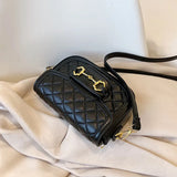 Spring Messenger Bag Women's Shoulder Bag Casual Rhombus Small Square Bag