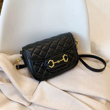 Spring Messenger Bag Women's Shoulder Bag Casual Rhombus Small Square Bag