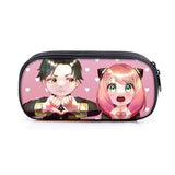 Spy X FAMILY Anime Pencil Bag Canvas Yor Anya Makeup Bags Harajuku Pencil Case