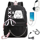 Spy X Family Anya Cosplay Backpack Lady Laptop Cartoon Backpack Bookbag