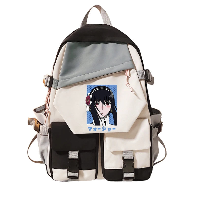Spy X Family Backpack School Cosplay Comics Bag Female Cartoon School Backpack