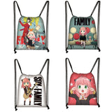 Spy X Family Drawstring Bag Loid Anya Casual School Backpack