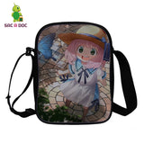 Spy X Family Anya Forger Print Shoulder Bag Femme Crossbody Tote Travel Bags