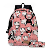 Spy x Family Anya Backpack Set - Anime School Bags with Pencil Case