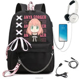 Spy x Family Anya Forger Backpack Lady Laptop Cartoon Girls Boys Travel
