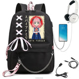 Spy x Family Anya Forger Backpack Lady Laptop Cartoon Girls Boys Travel