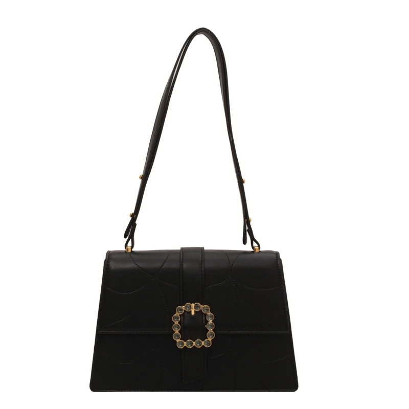 Square Bag High PU Leather Women Handbag Shoulder Messenger Bag