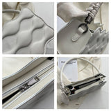 Square Shoulder Bag Wave Pattern Crossbody