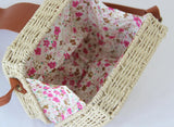 Woven Straw Rattan Beach Bag Crossbody Tote Bohemian Bolsa Feminina