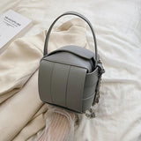 Square Weave Handbag Ladies Vintage Tote For Hard Handle Famous Small Leather Sl