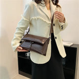 Square Women Shoulder Bag High Crossbody Bag Ladies Messenger Bag