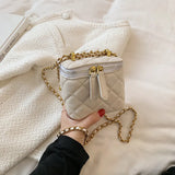 Square Women's Lipstick Bag Messenger Bag Mini Crossbody Handbag