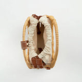Woven Straw Bags for Women Rattan Beach Handbag