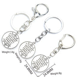 St. Christopher Jesus Cross Keychains Holder Pendant Key Chains Keyrings