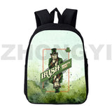 St. Patrick's Anime Clover Daily Pack 16 Inch Bookbag