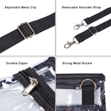 Clear Stadium Approved Tote Crossbody Bag