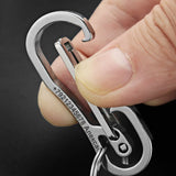 Personalized Stainless Steel Keychain for Men Car Buckle Key Chain Ring Holder